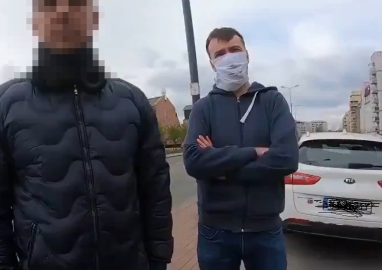  [video] "S...dalaj, wj.bie ci.. Śmieciem jesteś" Agresywni kierowcy zatrzymują samochód Stoppedofilii.pl