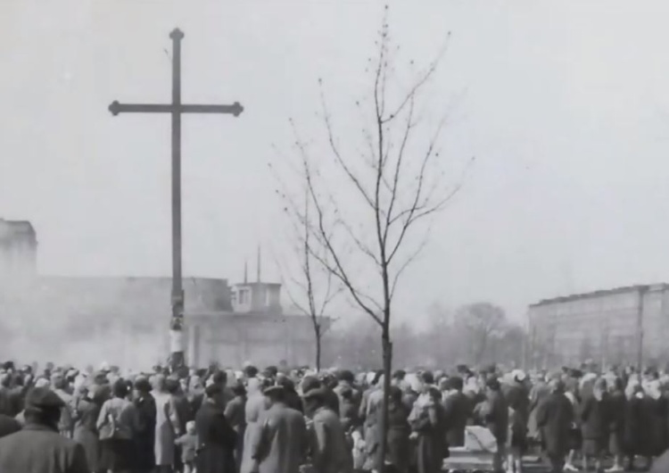  "Postrzelono co najmniej sześć osób". Dziś 60. rocznica Obrony Krzyża w Nowej Hucie