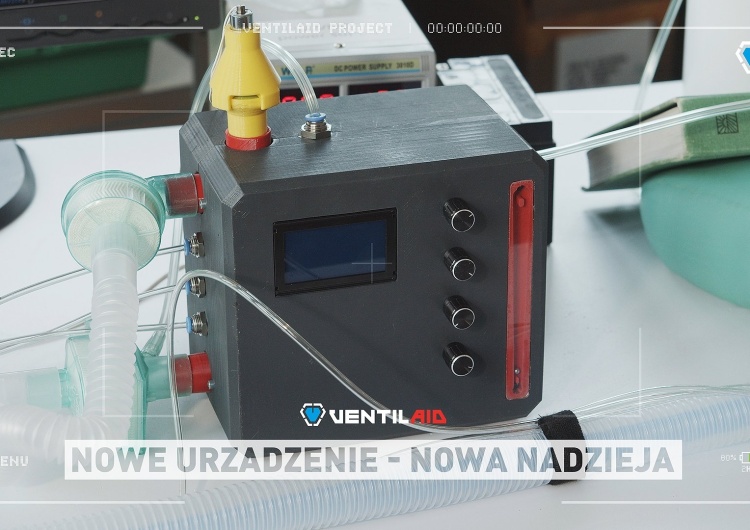 Doskonała wiadomość dla twórców projektu VentilAid! "Wchodzimy na ścieżkę grantową NCBiR"