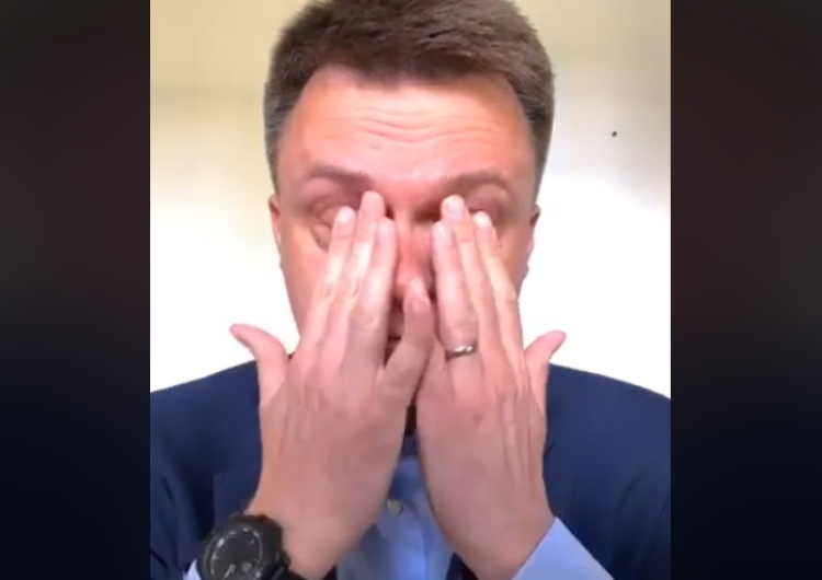  [video] Szymon Hołownia już krzyczał na wyborców. Teraz płacze. "Czytam codziennie konstytucję..."