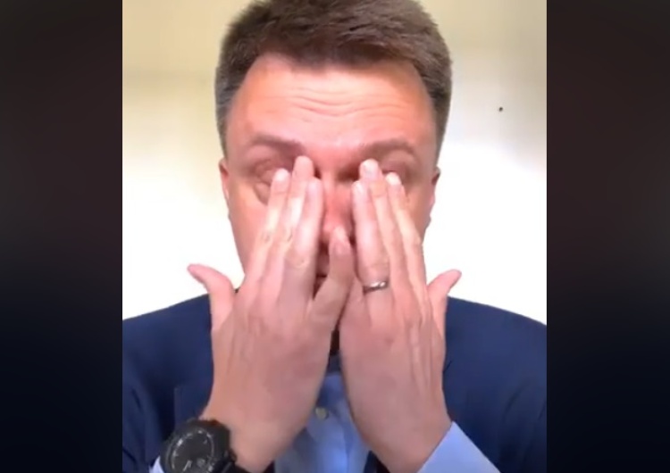  [video] Szymon Hołownia już krzyczał na wyborców. Teraz płacze. "Czytam codziennie konstytucję..."