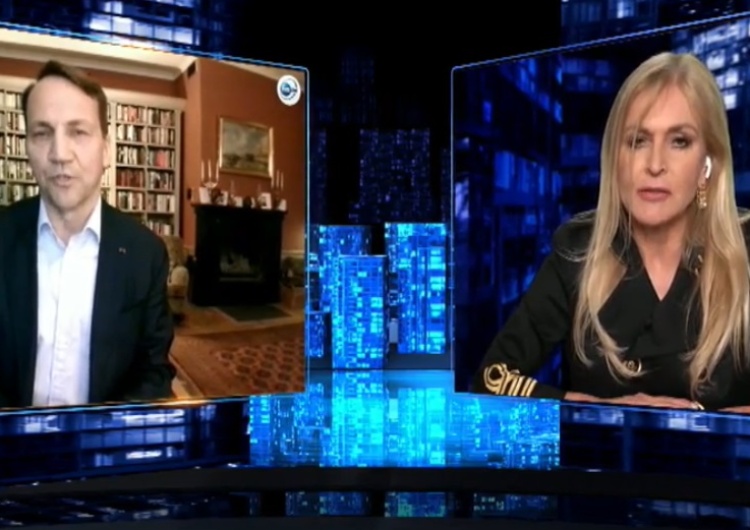 Sikorski do Olejnik: "Widziałbym panią w szrankach prezydenckich. Rywalizacja między kandydatami TVN..."