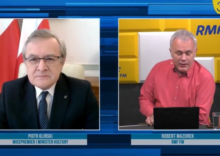 Gliński o "Trójce" i Kaziku: Absurdalna sytuacja; Niepokoi nie najlepsze zarządzenie tym kryzysem