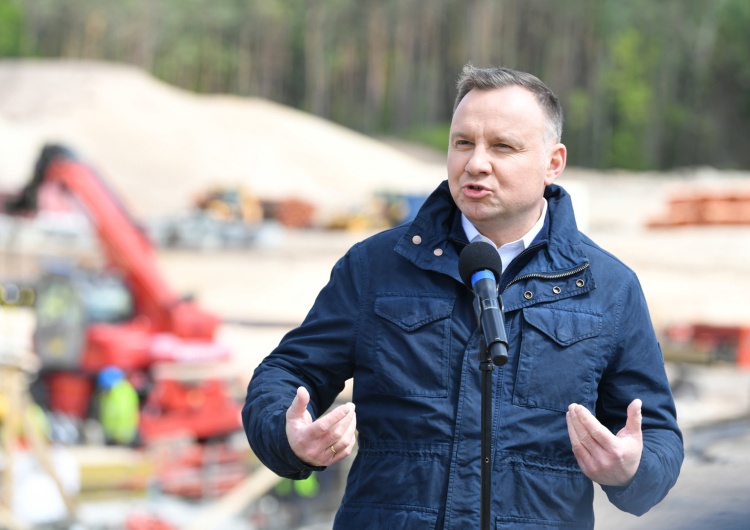 "Nie będziemy musieli prosić Rosjan". Prezydent ws. przekopu Mierzei Wiślanej