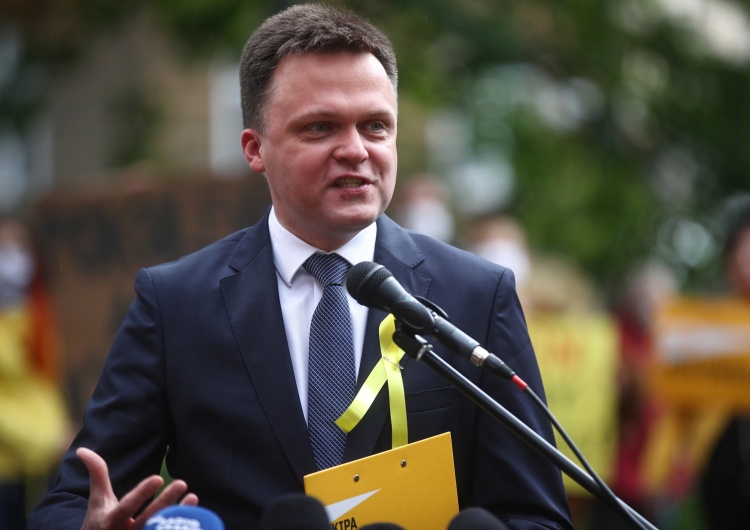 "Moją żonę zostawcie w spokoju!". Hołownia zapowiada procesy