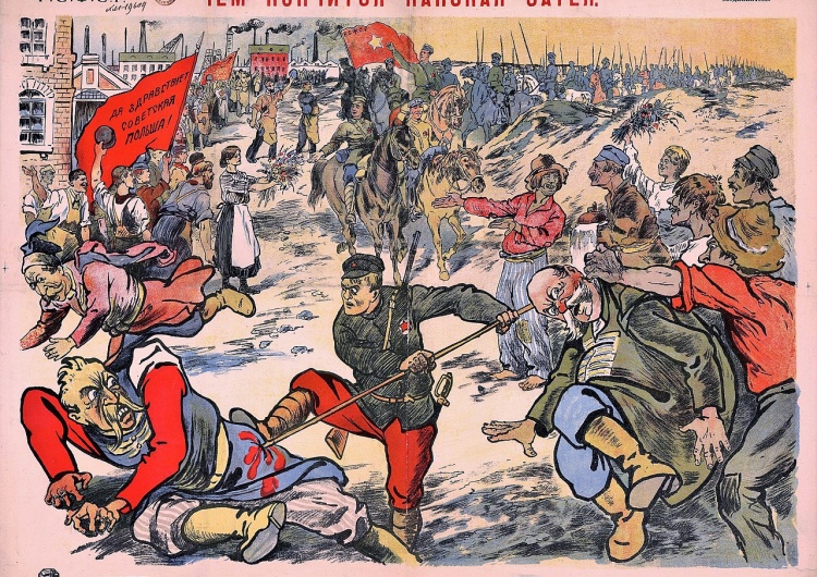 Oto czym kończą się pańskie pomysły – sowiecki plakat propagandowy z 1920 [Tylko u nas] Prof. Marek Jan Chodakiewicz: Nadchodzą bolszewicy – styczeń-marzec 1919