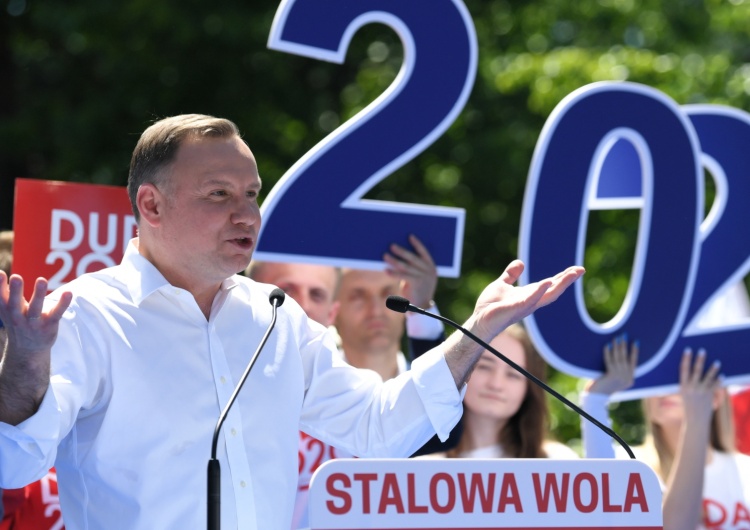 Mocne wystąpienie Andrzeja Dudy w Stalowej Woli. Internauci komentują