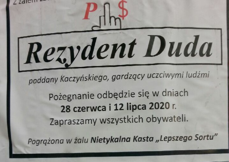  [FOTO] "Wszystko ma swój koniec". SZOK! Poseł PO fotografował się z "klepsydrą" prezydenta Andrzeja Dudy