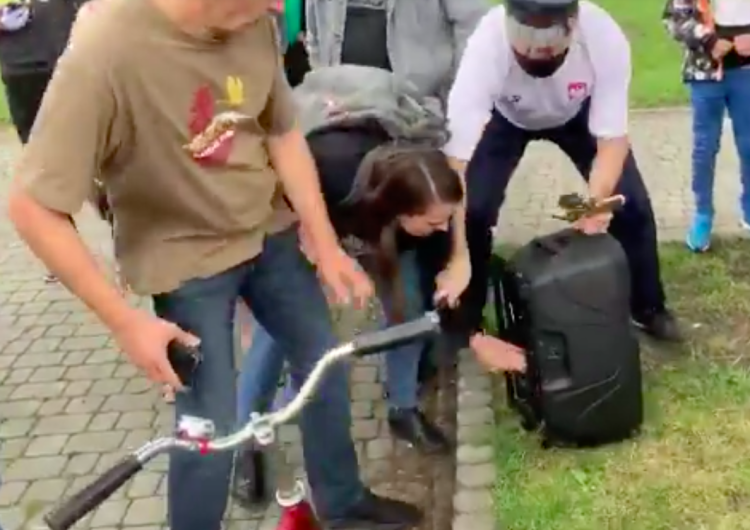  [WIDEO] Awantura na wiecu Trzaskowskiego. Posłanka PO chciała wyciszyć przeciwników kandydata Platformy