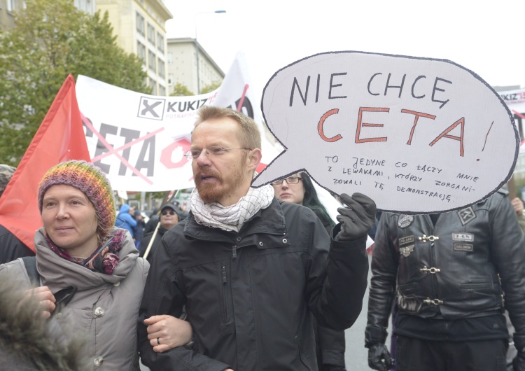 T. Gutry Ewa Zarzycka dla "TS": Polski rząd nie widzi już zagrożeń związanych z CETA. Władza uznała, że wie lepiej