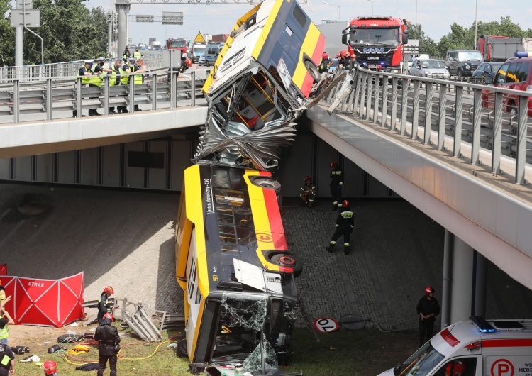 "Był silnie naćpany". Szokujące ustalenia ws. kierowcy autobusu, który spowodował wypadek w Warszawie