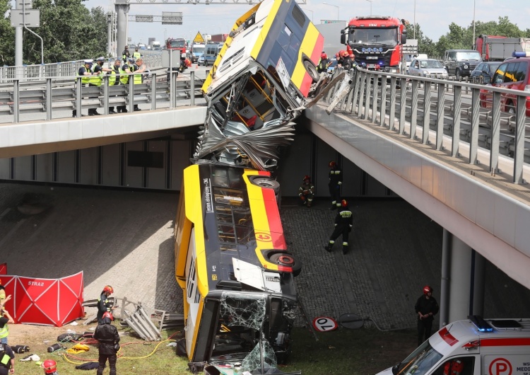"Był silnie naćpany". Szokujące ustalenia ws. kierowcy autobusu, który spowodował wypadek w Warszawie