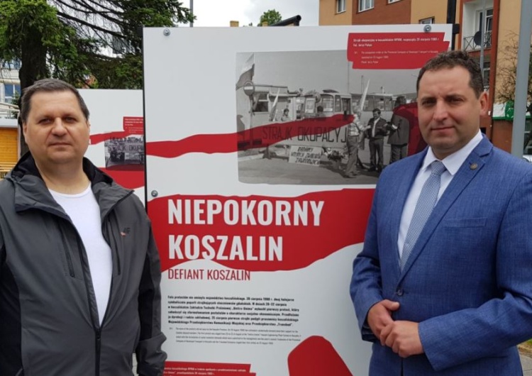 Otwarcie wystawy "Tu rodziła się Solidarność" w Koszalinie