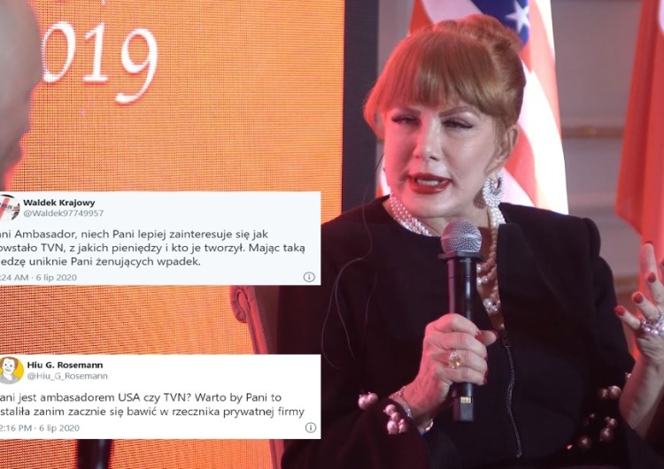 "Proszę nadrobić braki w wiedzy". "To poniżej godności ambasadora USA". Burza w sieci po wpisie Mosbacher