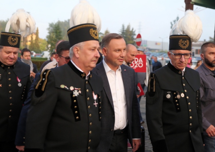 Prezydent Andrzej Duda w Zofiówce: To tutaj rodziła się wtedy Solidarność