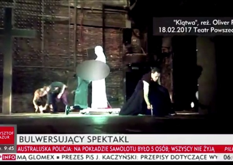 zrzut ekranu Reżyser "Klątwy" poskarżył się Junckerowi: wszystkiemu winne PiS, TVP i Kościół