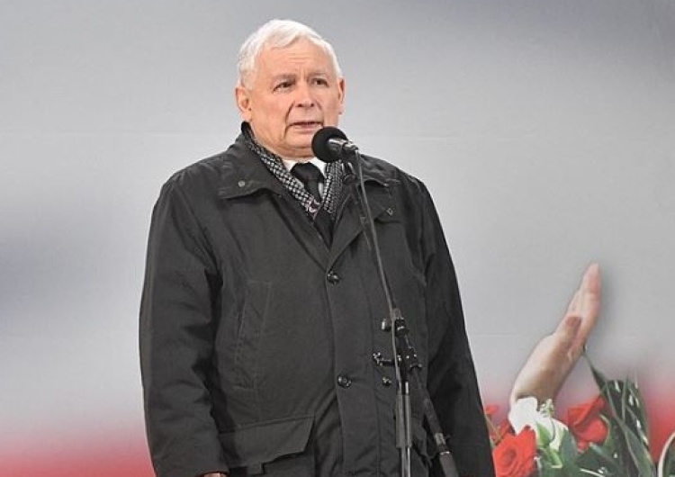  Prezes PiS Jarosław Kaczyński spędził wieczór wyborczy na Jasnej Górze