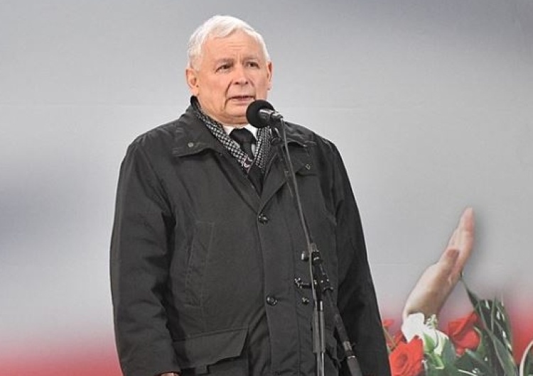 Prezes PiS Jarosław Kaczyński spędził wieczór wyborczy na Jasnej Górze