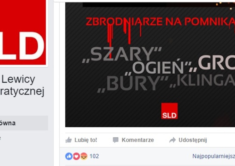  W dzień pamięci Żołnierzy Wyklętych SLD atakuje...Żołnierzy Wyklętych!