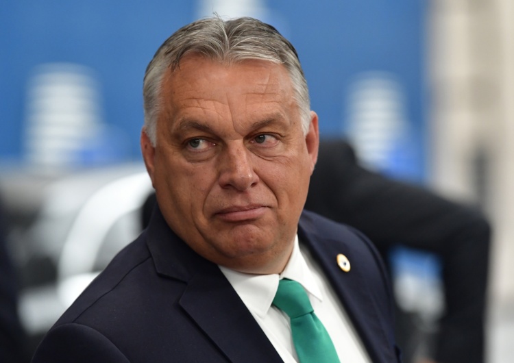 EPA/JOHN THYS / POOL "Orban stoi na stanowisku, że tylko Węgrzy powinni decydować, jak wydać pieniądze należące do Węgrów"