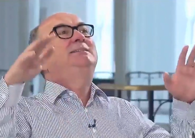  [video] "Jestem tak oburzona, że wyjadę z kraju...". Czarzasty przedrzeźnia celebrytów w TVN24