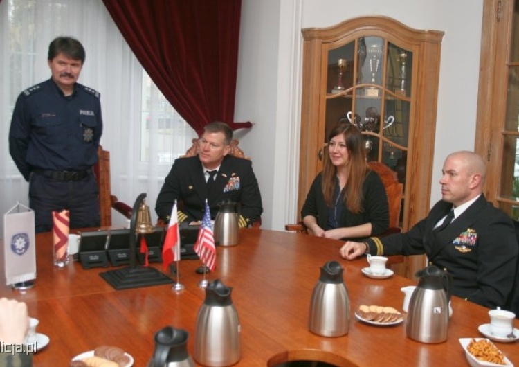 Dowódca US Navy w słupskiej Szkole Policji