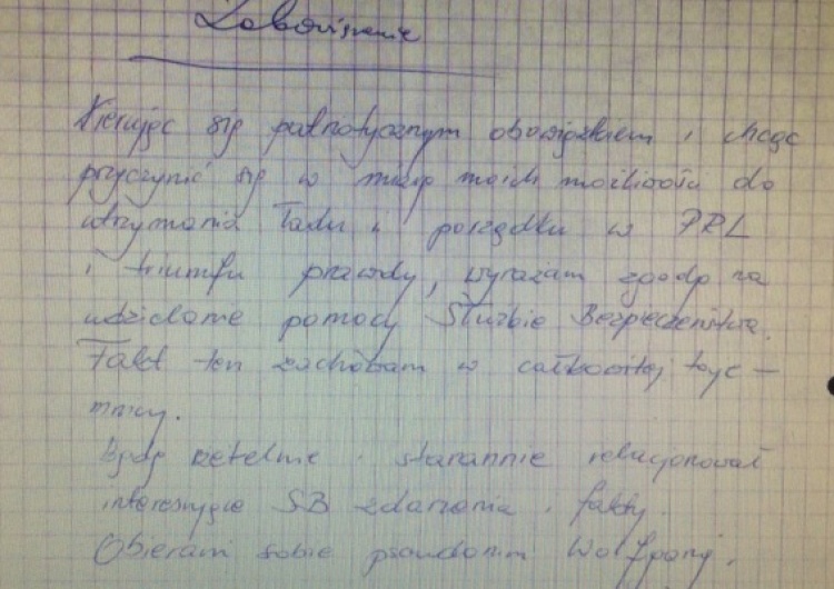 Ujawniono Dokumenty SB z teczki Przyłębskiego