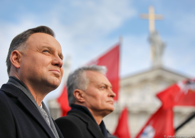  Wspólne oświadczenie prezydentów Polski i Litwy ws. wydarzeń na Białorusi