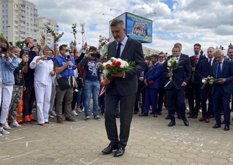 Justyna Prus-Wojciechowska [video] Wzruszające! Białorusini dziękują za wsparcie i solidarność m.in. Polakom