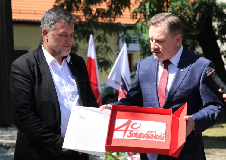  [FOTOGALERIA] Piotr Duda w Tarnowskich Górach: "Solidarność" rodziła się w całej Polsce