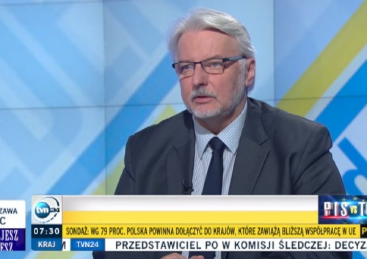 zrzut ekranu Witold Waszczykowski: Cały szczyt jest zagrożony, jeśli będą forsować na siłę głosowanie dzisiaj