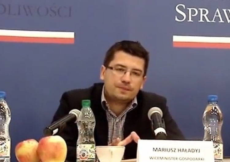 zrzut ekranu Mariusz Haładyj: Nie będzie komisji wspólnej rządu i przedsiębiorców