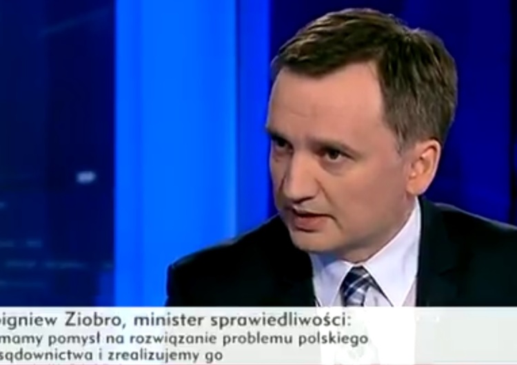  Minister Ziobro: Jeżeli sędziowie będą sie stawiać ponad prawem, będą się musieli liczyć z konsekwencjami