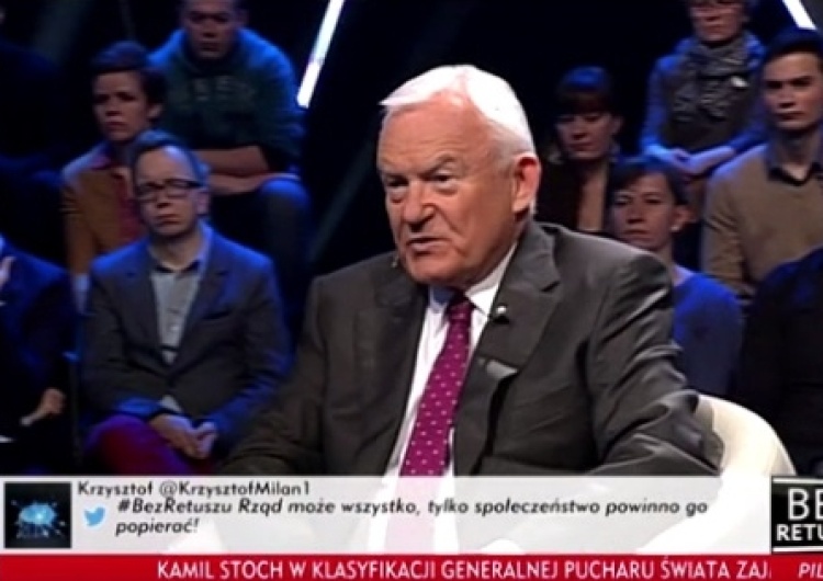 zrzut ekranu Leszek Miller: Gdyby Polska była dziś w strefie euro, bylibyśmy w centrum UE