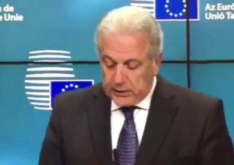  [video] Unijny komisarz d/s migracji Avramopoulos: "Migracje i terrozym nie są ze sobą powiązane" Aha