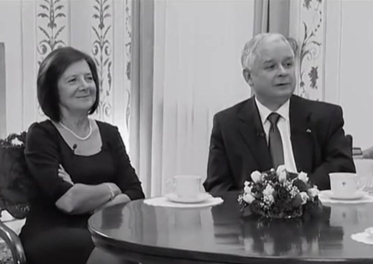  [video] 9. rocznica katastrofy smoleńskiej. Lech i Maria Kaczyńscy. Wspomnienie