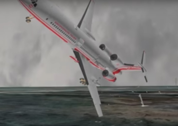  [video] Analiza ostatniej fazy lotu TU154: "Eksplozja, kóra zniszczyła samolot i zabiła pasażerów"