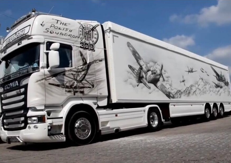  [video] Ciężarówka, która sławi polską historię doceniona przez brytyjską policję
