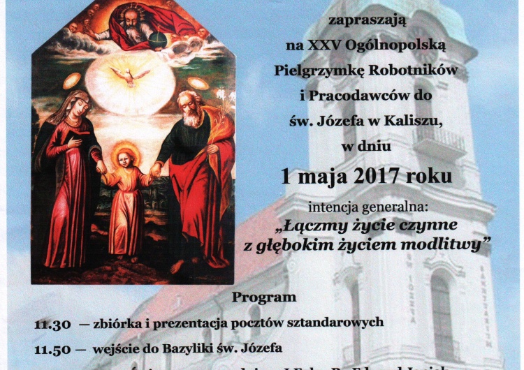 XXV Pielgrzymka Robotników i Pracodawców do św. Józefa w Kaliszu