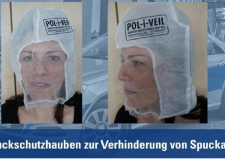  Niemiecka policja wydała 40 tys. euro na maski chroniące przed opluciem. Islamiści bedą bezradni...