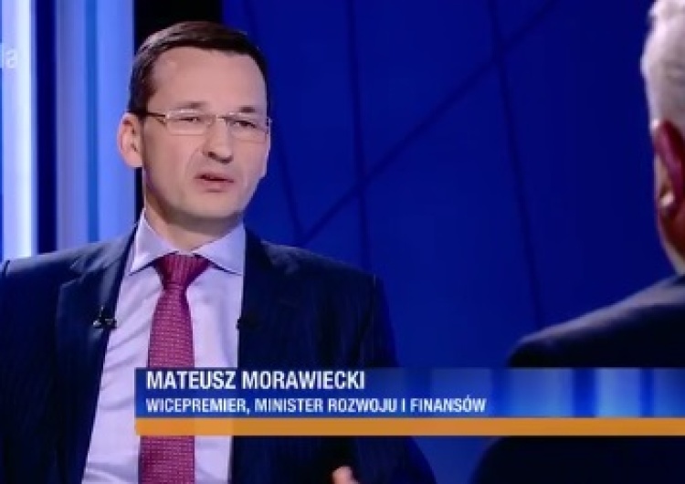 zrzut ekranu Co na to Platforma? Min. Morawiecki: Nasi poprzednicy swoimi działaniami zachęcali do oszustw podatkowych