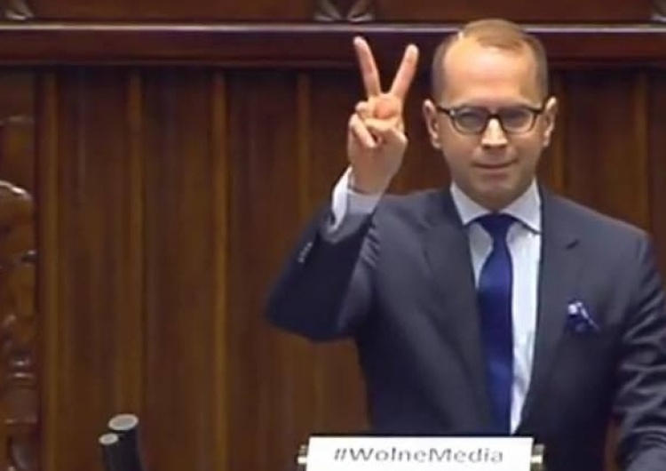 Pogróżki posła Szczerby, "obrońcy wolnych mediów", pod adresem dziennikarza TVP