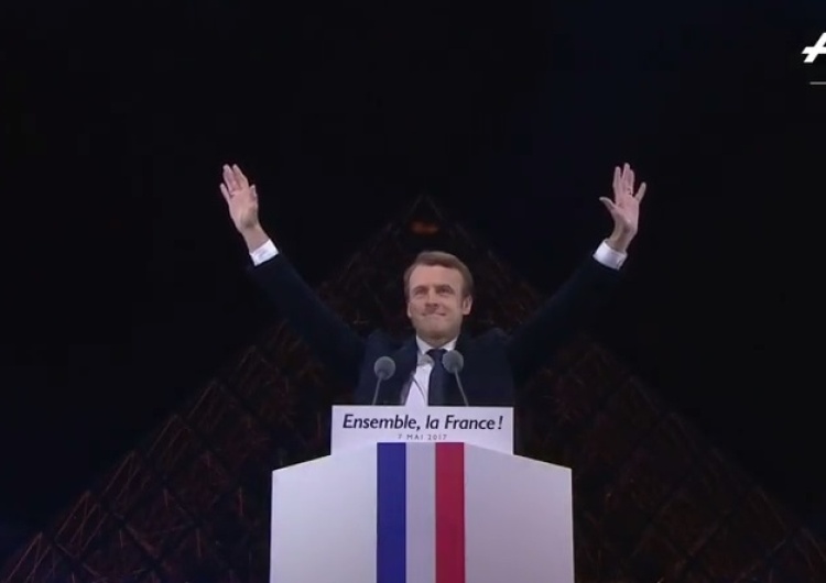 zrzut ekranu Nowy prezydent Francji: Europa i świat czekają, byśmy bronili ducha oświecenia