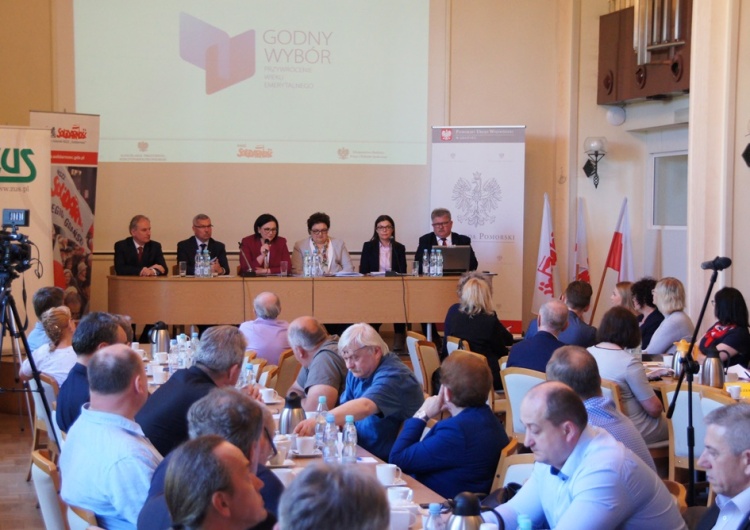 Kampania emerytalna "Godny Wybór" w Gdańsku