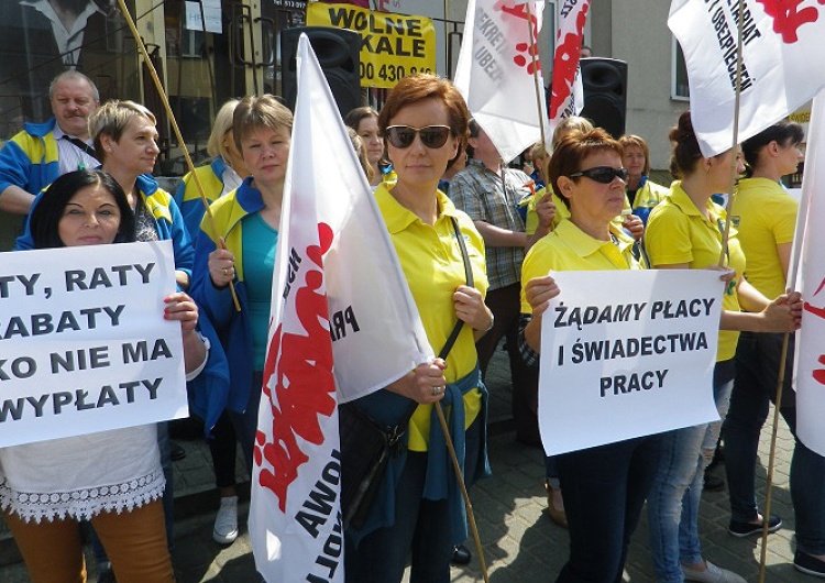 Pikieta pracowników Praktikera