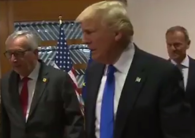  [video] Trump rozmawia tylko z Junckerem i ignoruje Tuska?