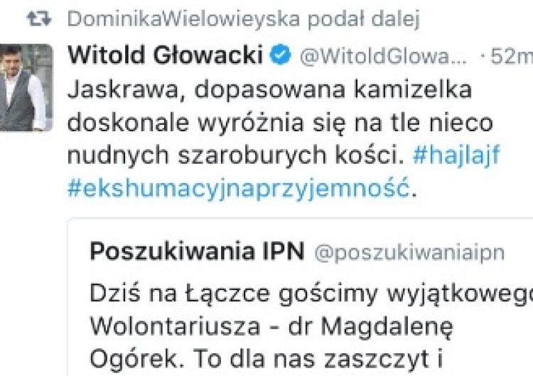  Tym razem Magdalena Ogórek podpadła salonowi pracą fizyczną na Łączce