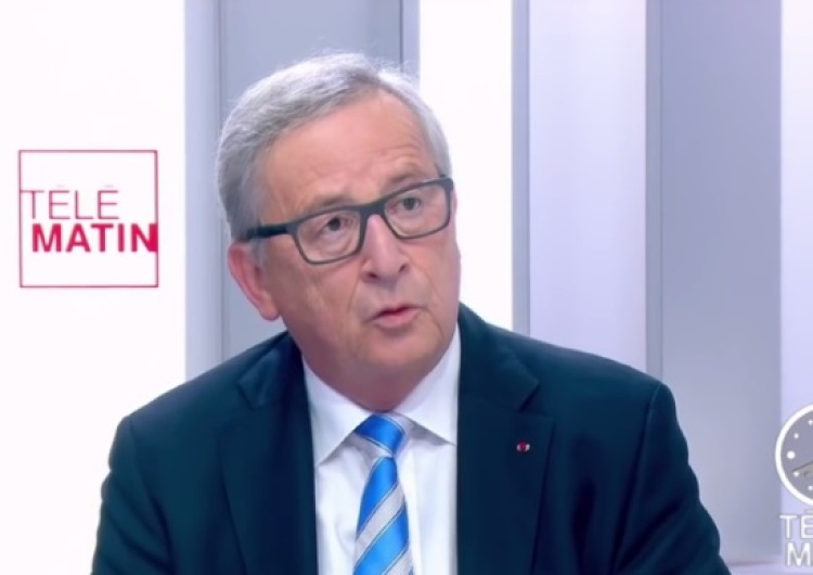 zrzut ekranu Juncker bierze sie za szantaż: "Solidarność nie jest ulicą jednokierunkową"