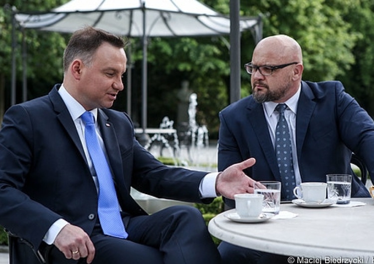 Maciej Biedrzycki Prezydent A. Duda: będę rozmawiał z przewodniczącym NSZZ "Solidarność" panem Piotrem Dudą o referendum