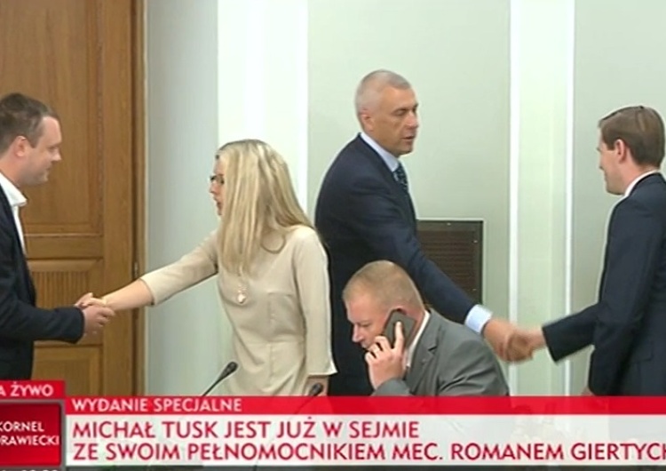 zrzut ekranu Michał Tusk przed komisją ds. Amber Gold: Przyznanie, że nie pamiętam faktów, to też mówienie prawdy